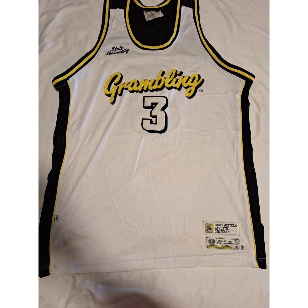 Vintage Grambling State Universi Basketball Jersey Mens 48XL Head Gear SIAC NCAA
